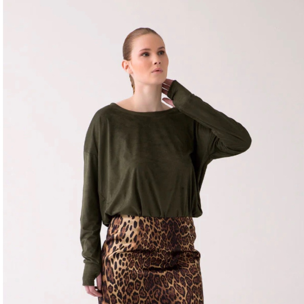 Shegul Valerie Suede Tee M